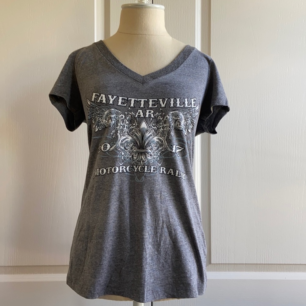 ☀️2 for 10 Fayetteville Motorcycle week tee shirt